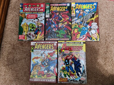 Marvel Avengers Omnibus Volumes 1 2 3 4 5 Hardcover DM Variant Stan Lee Kirby 