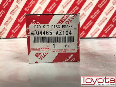 OEM Genuine 2004-2010 Toyota Sienna Front Brake Pads 04465