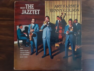 THE JAZZTET  Meet LP Argo DG Mono Art Farmer Benny Golson C Fuller McCoy Tyner 