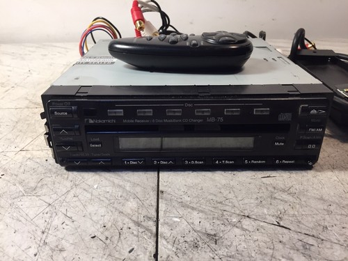 ✅ Nakamichi MB-75 6 Disc Single Din Am Fm Radio Stereo Old School Car Audio  Rare