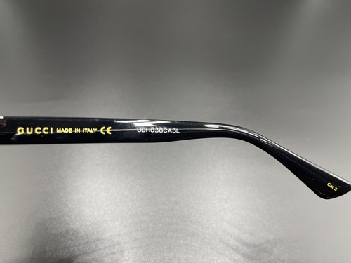 Pre-owned Gucci Gg0632s 001 Black Frame Gradient Lens 56-20 Authentic Sunglasses Italy In Brown