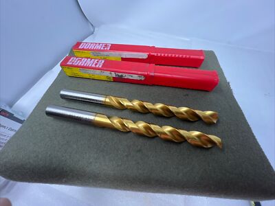 LOT OF (2) Dormer 11.0mm HSS ADX TIN COATED JOBBER DRILL / DIN 338 KL 80 A510