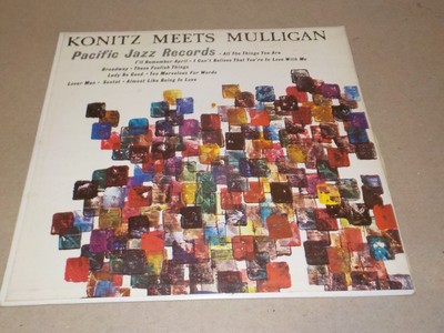 LEE KONITZ MEETS MULLIGAN Rare Jazz Vinyl 33 RPM Album LP Record VG+ LP695