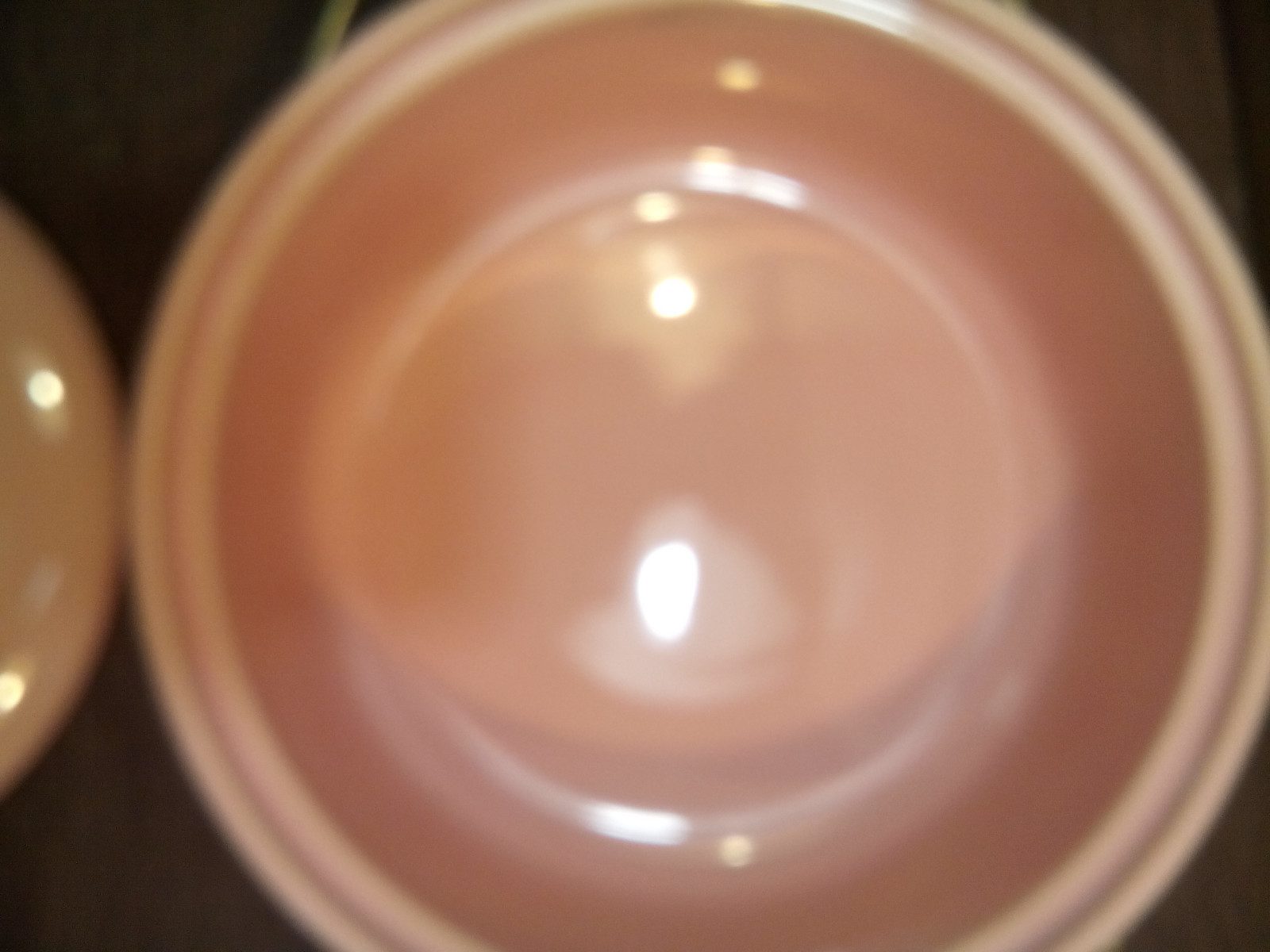 BAUER CERAMIC SERVING POTS WITH LIDS