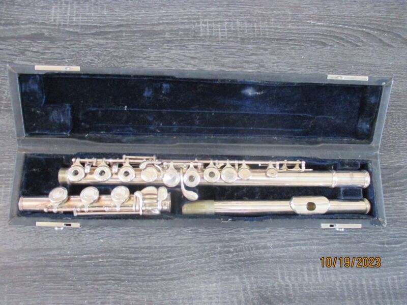 Open hole  flute with hard case. with low B foot