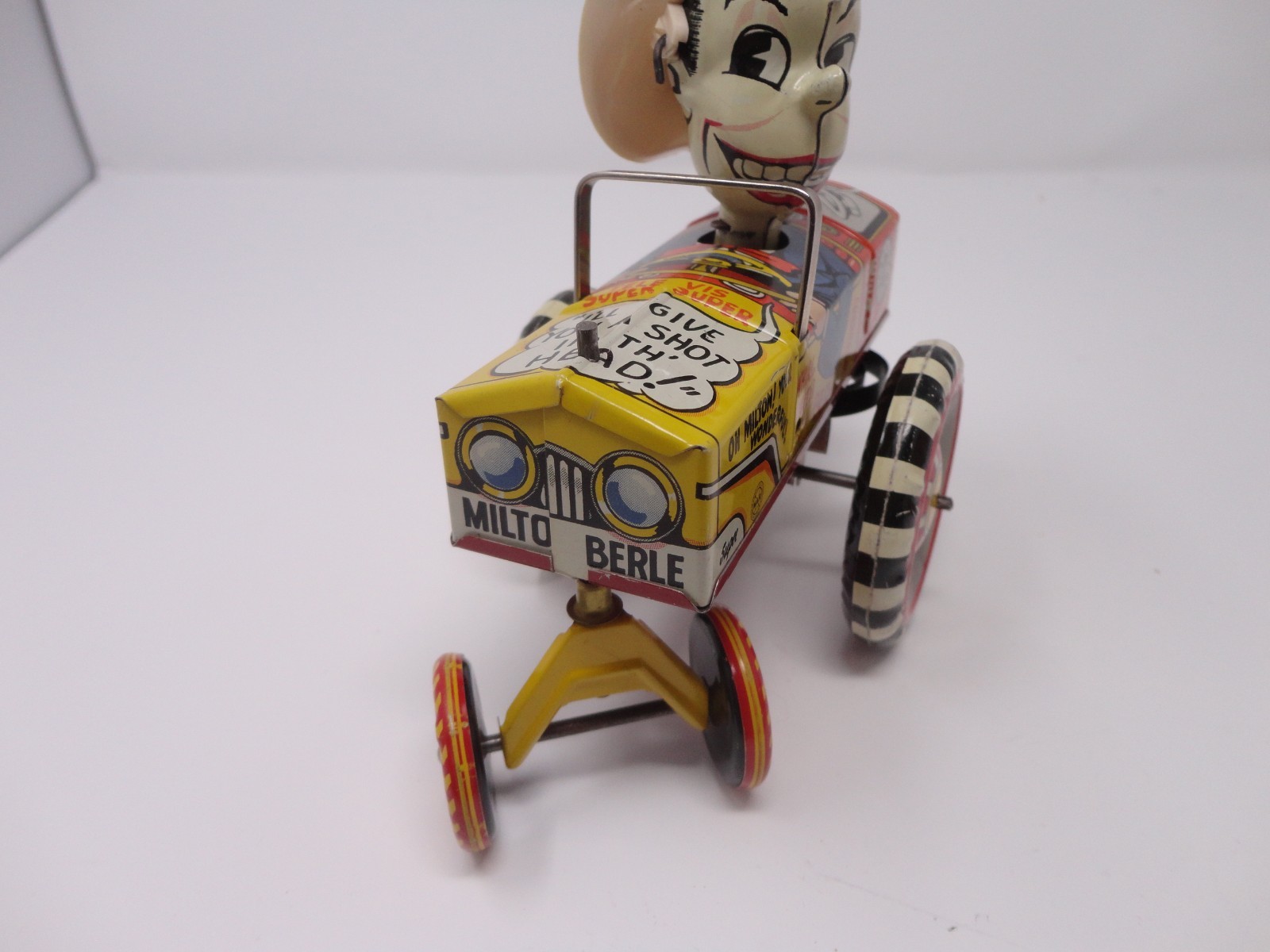 Early Marx Toys Tin Litho Wind-up MILTON BERLE CAR 1940's