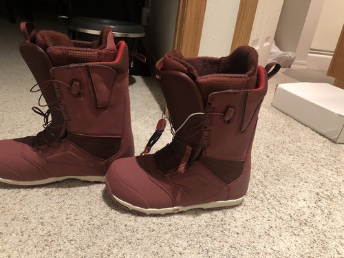 Burton Ruler Speedzone Snowbord Boots 2019 Men’s 10 Maroon- Brand New W/Box