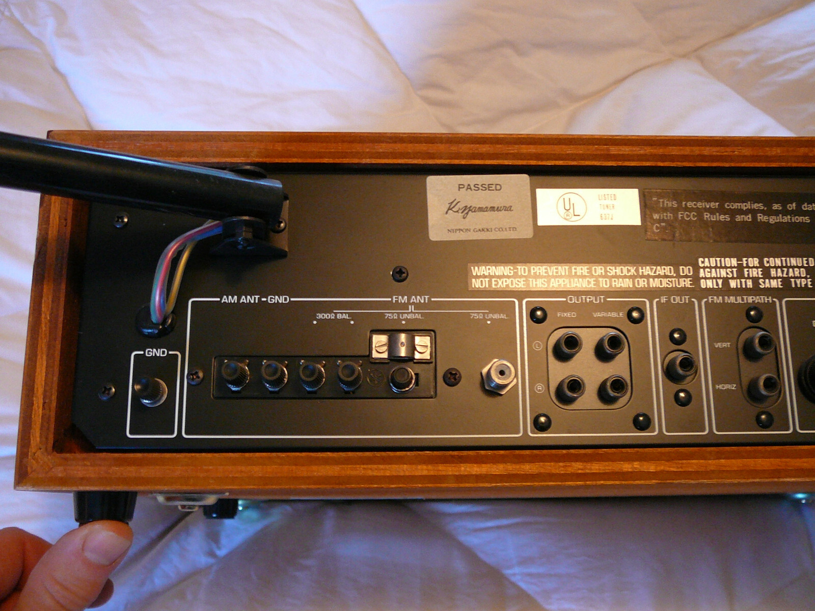 Yamaha Tuner CT800 FM/AM Stereo vintage Natural Sound Manuals