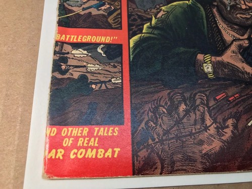 War Combat #1 (1952) 6.5 W Beautiful Atlas War! First Issue!