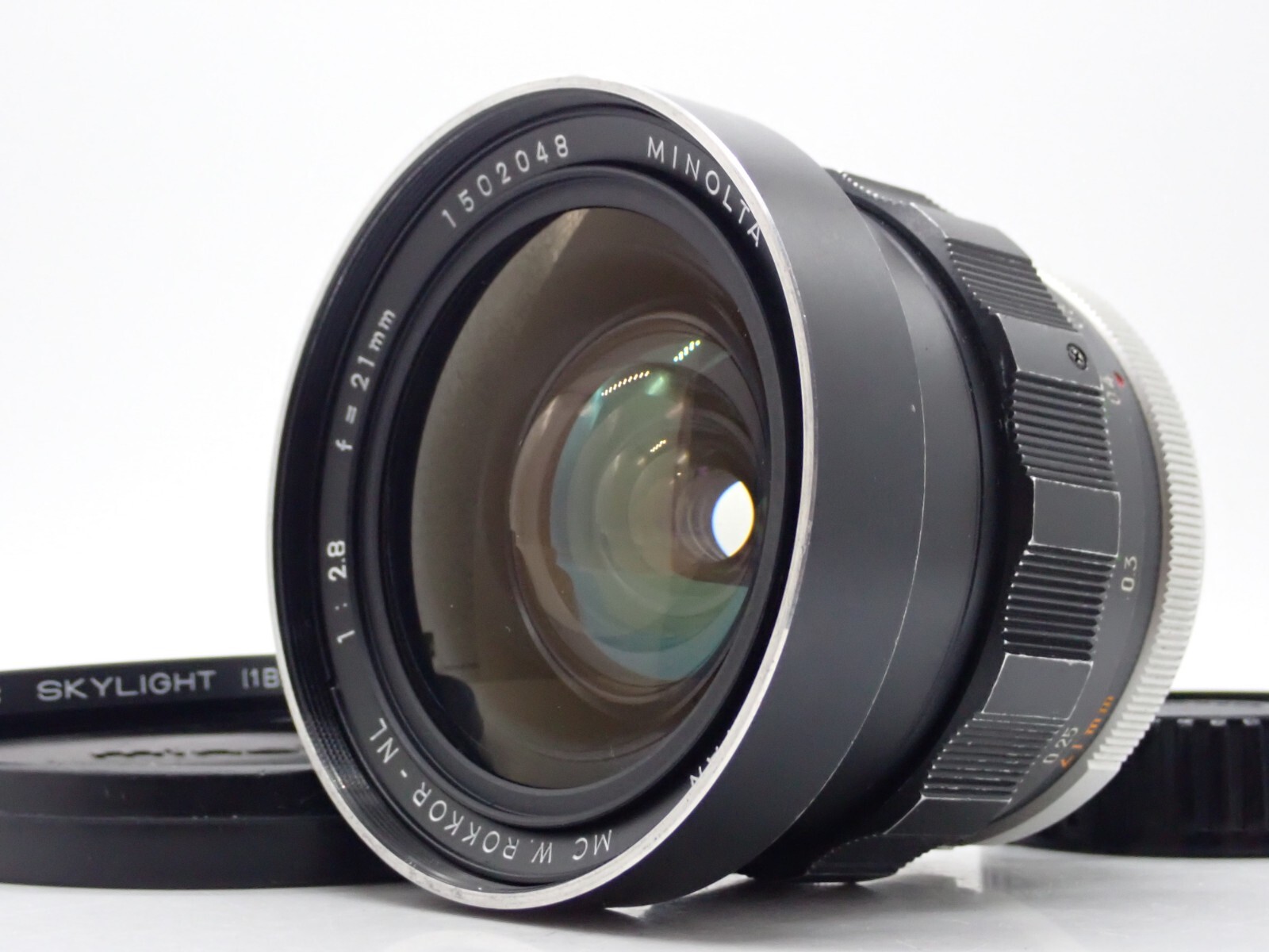 MINOLTA MC W ROKKOR-NL 21mm f/2.8レンズ Minolta MC W.Rokkor-NL 21mm F/2.8 | LENS-DB.COM