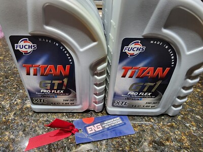 ENG-FUCHS TITAN 5W-30 100% SUPER SYN LONGLIFE, 6 LITERS ENGINE OIL ENG RACING
