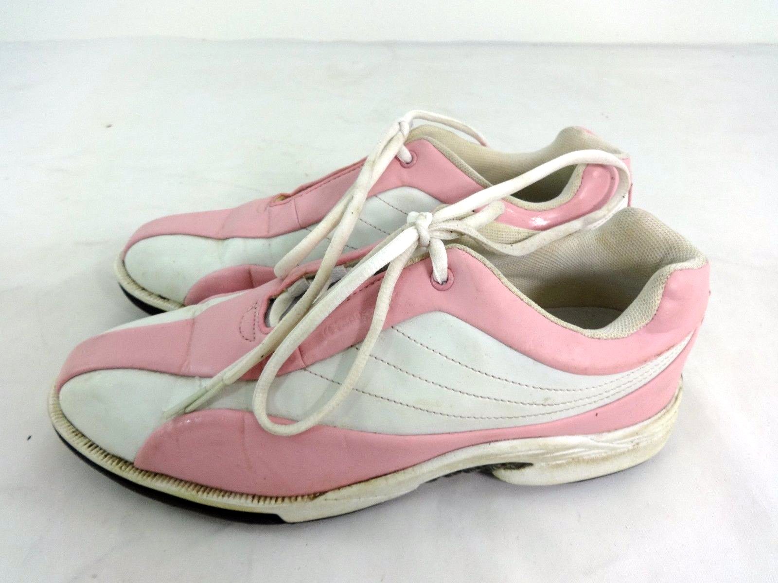 COUGAR WOMENS PINK &amp; WHITE GOLF SHOES SIZE US 9.5 M eBay