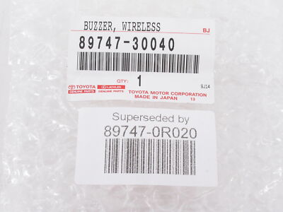 Genuine OEM Toyota Lexus 89747-0R020 Keyless Entry Warning