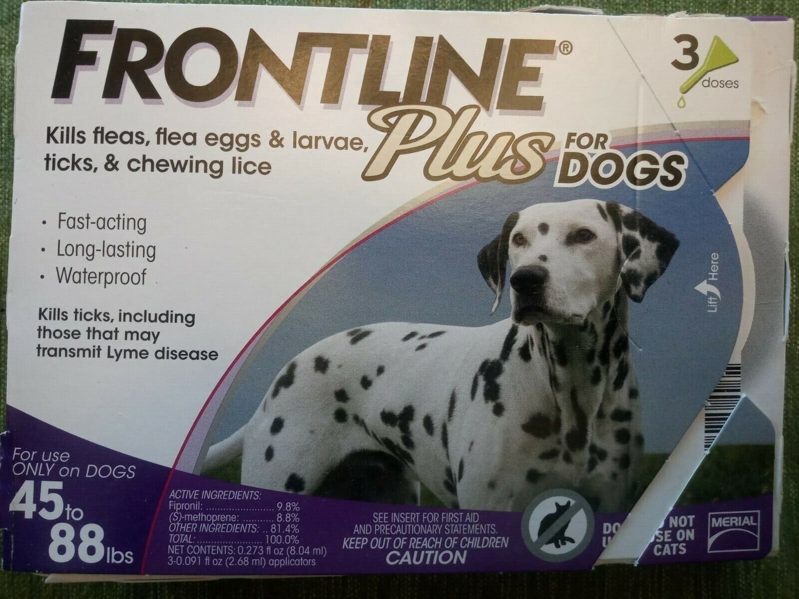 Frontline Plus for Large Dogs Flea and ...