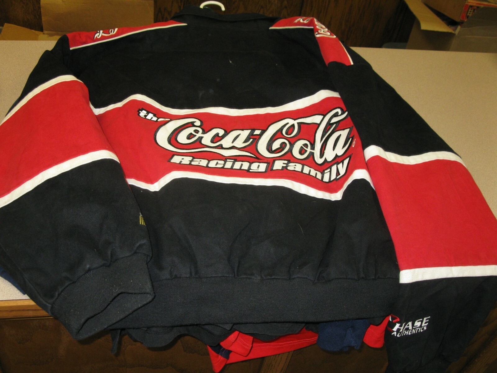 Nascar Coca Cola Bomber  Racing Jacket Tony Stewart Chase Authentic's Size XL