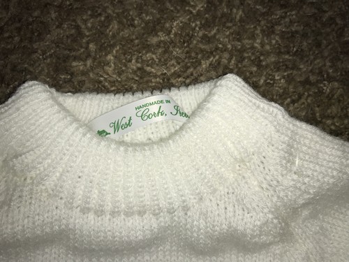 IRELAND Baby Sweater Handmade In Ireland Size 24m