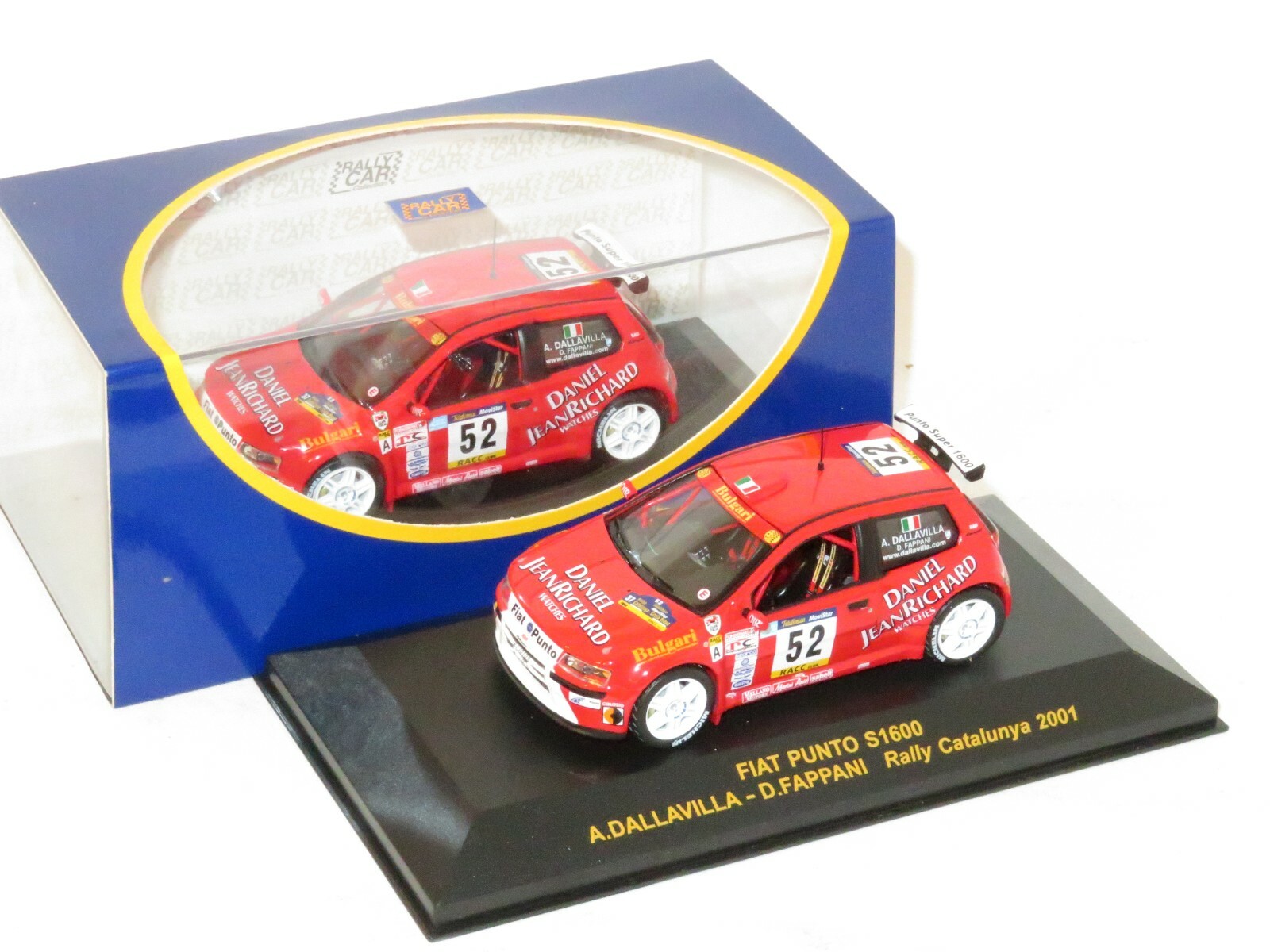 ミニカー Racing43 1/43 Fiat Punto Kit Car 2001 1/43 Fiat Punto S1600 Daniel Jean Richard - Rally Catalunya