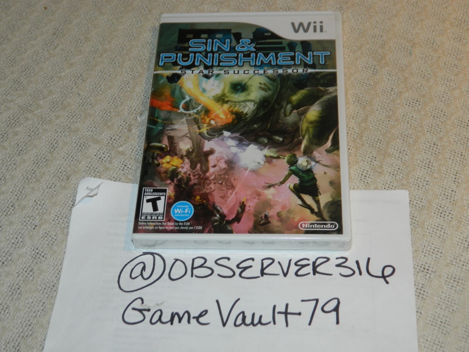 Sin and Punishment: Star Successor (Nintendo Wii, 2010) NEW