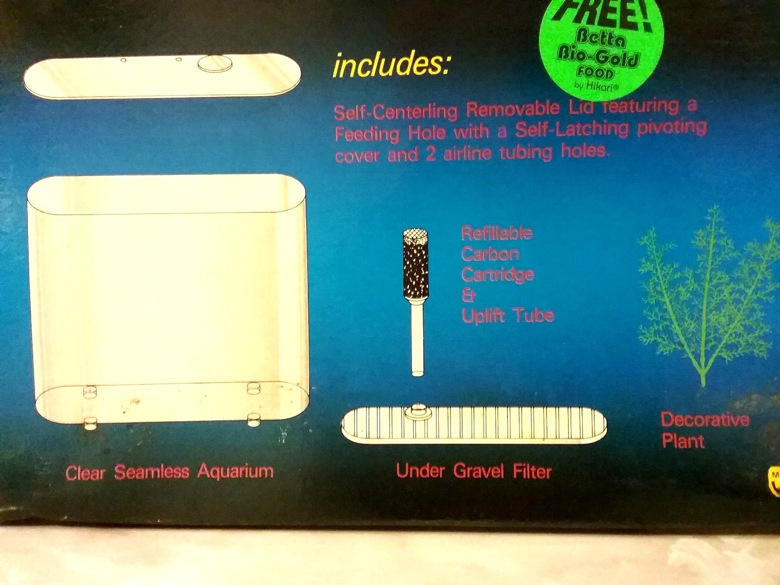 Oval Transparent  Mini Fish Tank DecoAquarium