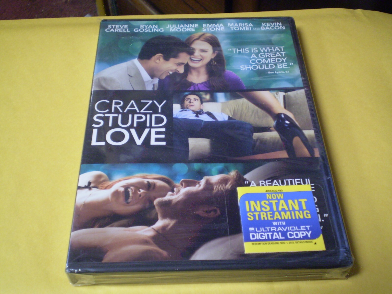 LOVE×FILM [DVD] Crazy Stupid Love (DVD, 2001) Steve Carell Kevin Bacon Emma