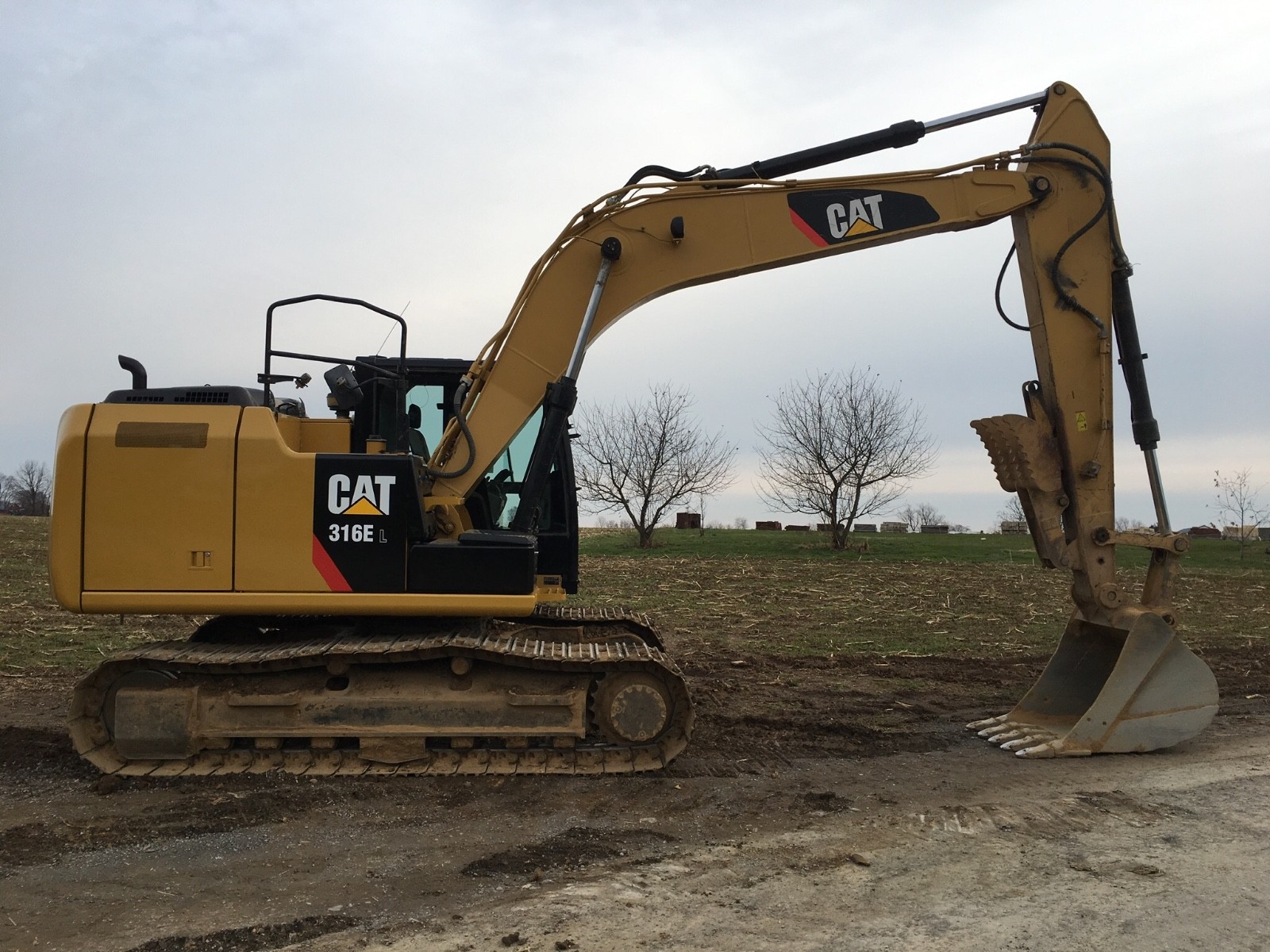 2013 Caterpillar 316EL Excavator 2100 Hours. Thumb