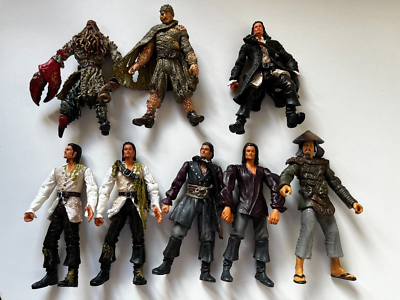 Disney Pirates of the Caribbean Zizzle Action Figures Bundle Jack