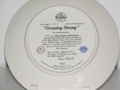 Norman Rockwell Plate 