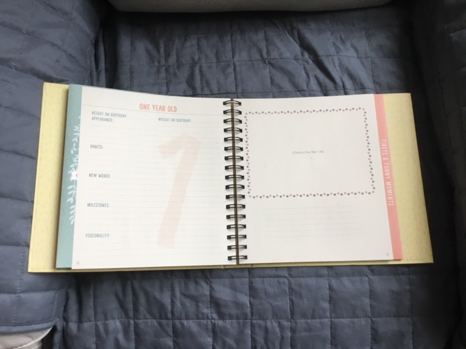 NEW STUDIO OH! BUNDLE OF JOY BABY MEMORY JOURNAL BABY’S FIRST YEARS SHOWER GIFT