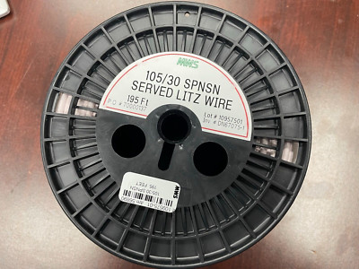 195' MWS 105-30 SPNSN Served Litz Wire
