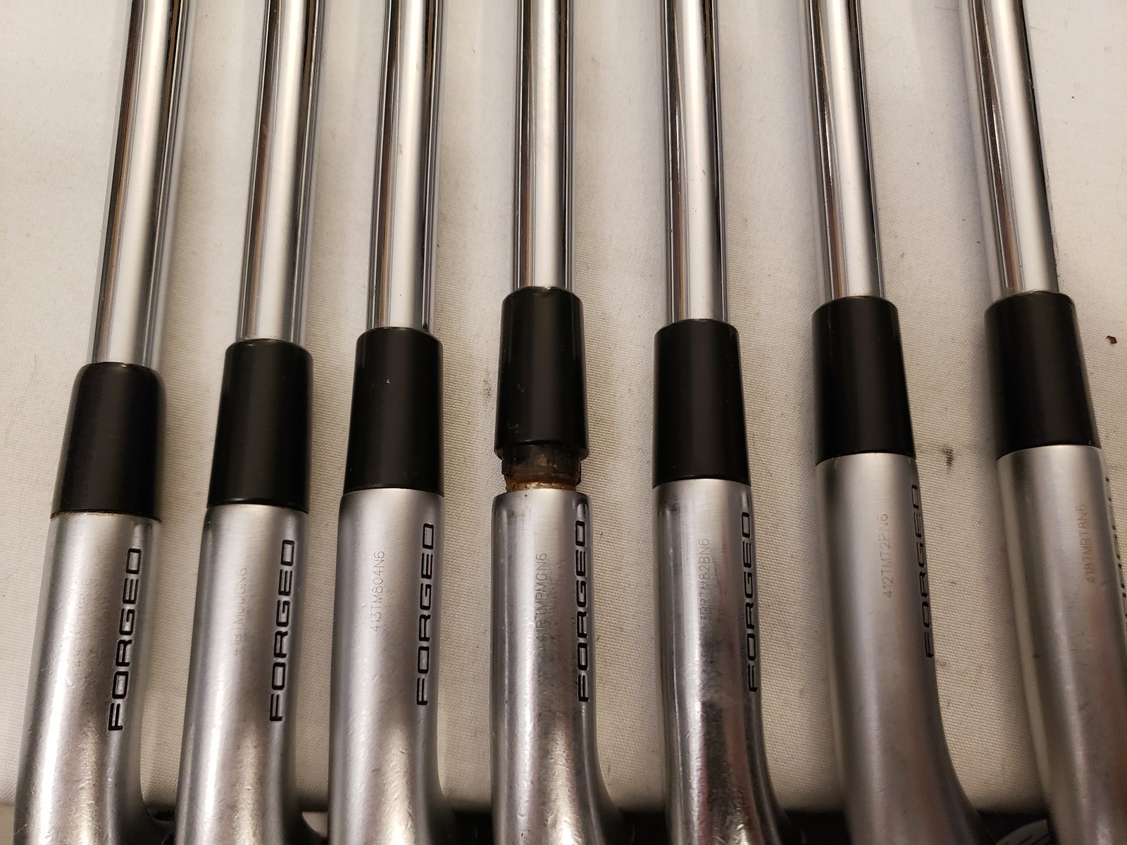 Used TaylorMade P770 2023 Iron Set (4-PW) 7 Irons - FST KBS $-Taper - Stiff - RH