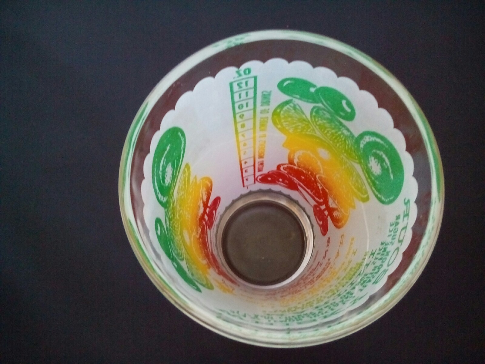 Mr Bartender Cocktail Glass Shaker Drink Mixer Original Vintage 50s