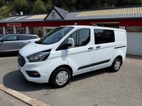 2023 Ford Transit Custom 2.0 EcoBlue 130ps D/Cab Crew Work 6 Seat Van MPV Bus Da