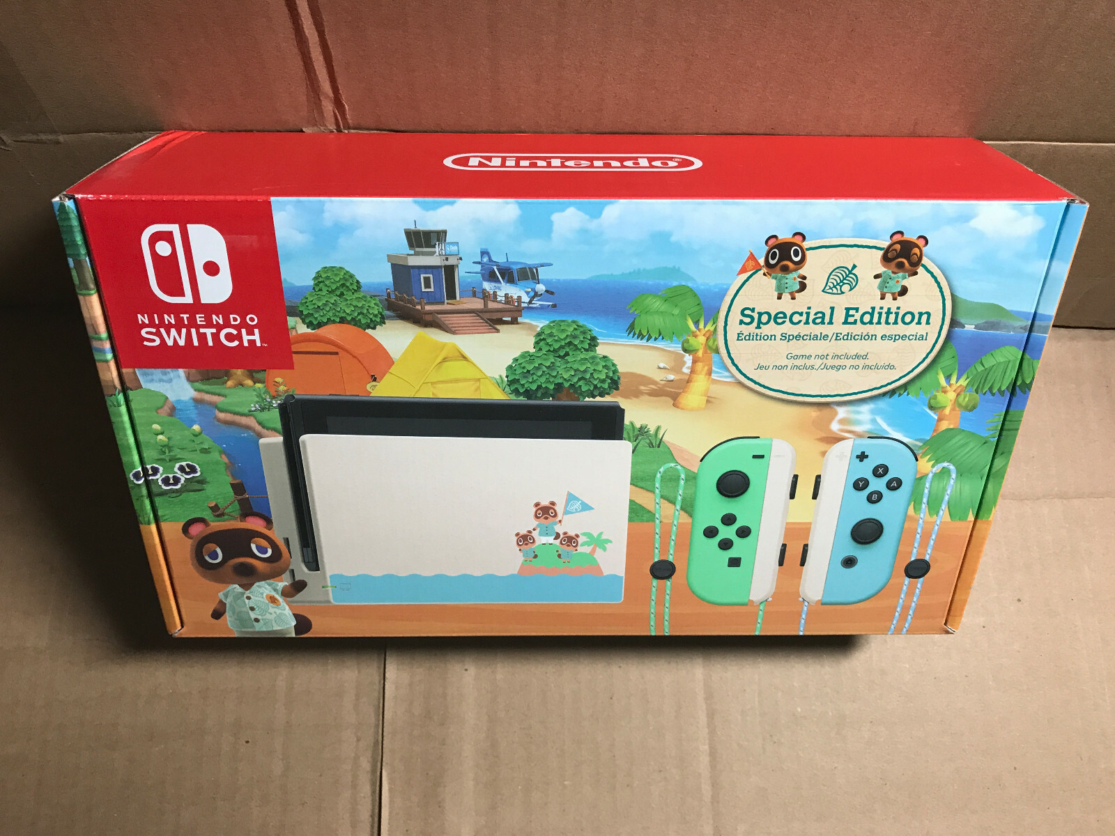 北米版 Switch Animal Crossing Console Nintendo Switch Console - Animal Crossing Edition (Game Not