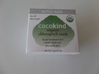 Cocokind Organic Chloropyll Detox Mask Antioxidants Facial Treatment 2oz NIB