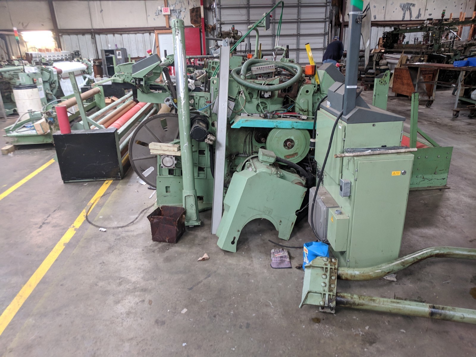 Dornier HTV12/J Mechanical Weaving Machine industrial loom, textile loom, sulzer