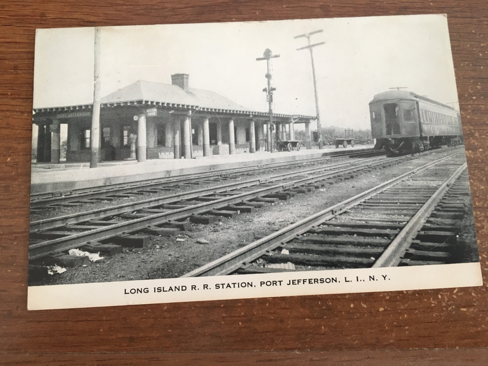 LONG ISLAND RAILROAD STATION PORT JEFFERSON NY STATION Railwayana