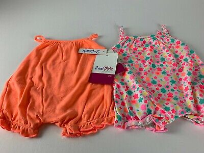 NWT Two Free Style Girls Rompers size 3-6 month