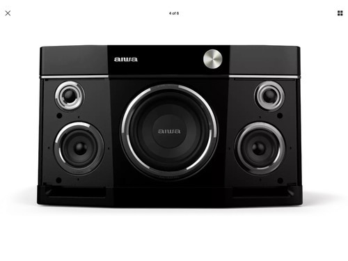 Aiwa Exos-9 Portable 200W Wireless Bluetooth Speaker Quick-Swap Battery iPhone