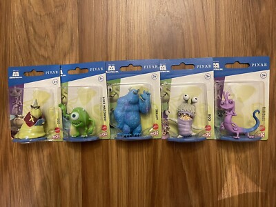 Disney Pixar Micro Collection Lot Sulley, Mike Wazowski, Ros, Randall, Boo