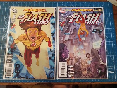 Flashpoint Kid Flash Lost 2011 Set 1 - 3 DC Comics 8.0+ N-296