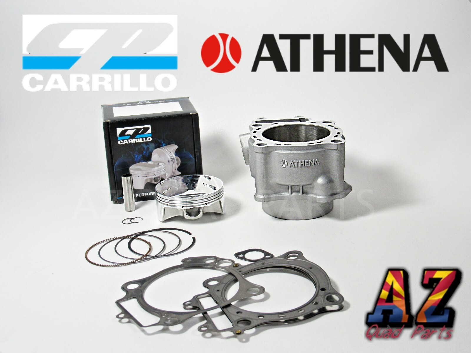 08-14 Kawasaki KFX450R KFX 450R Stock Bore Cylinder & CP 13