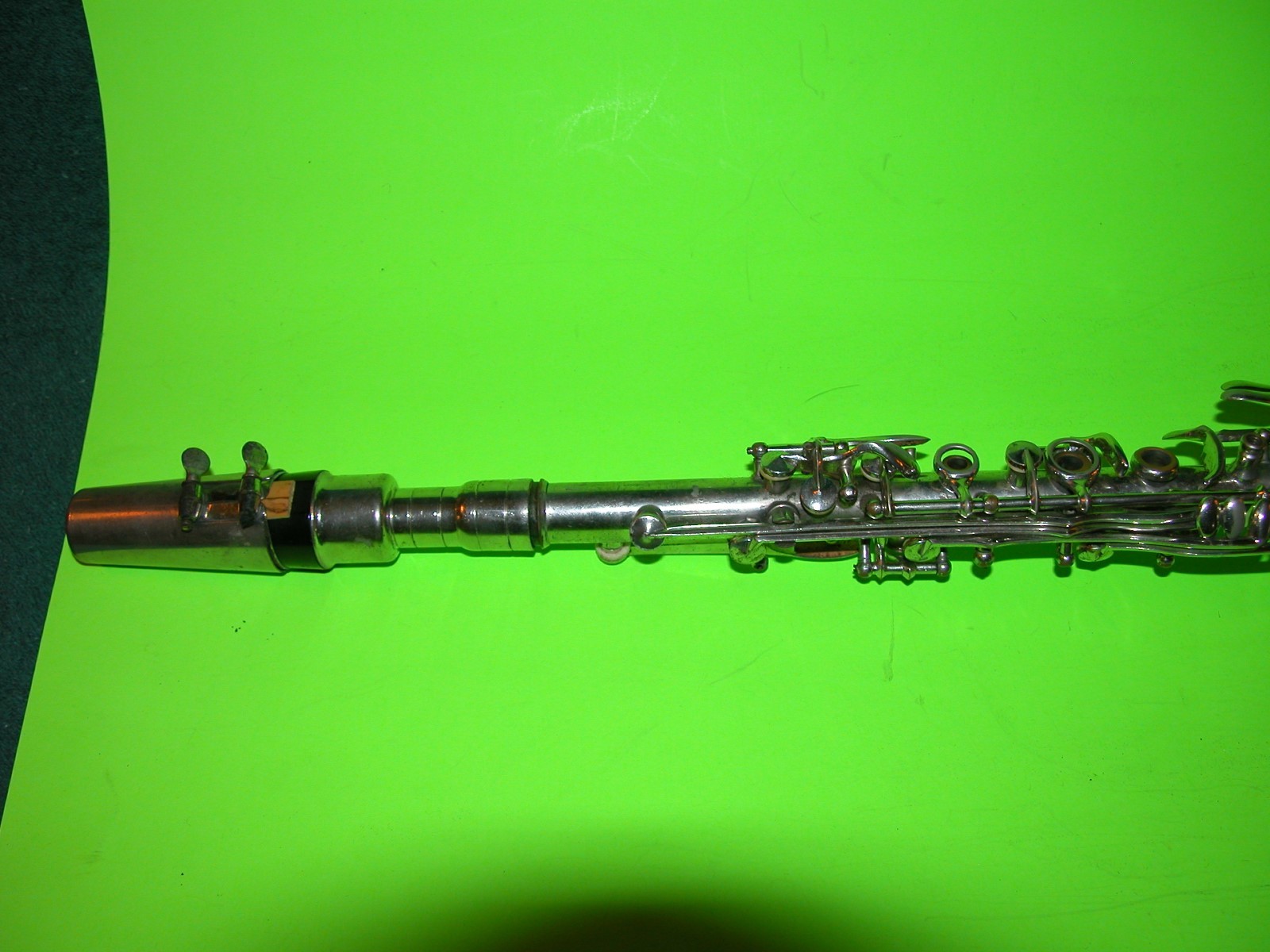 Vintage Viking Silver Metal Clarinet w/ Case