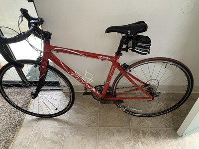 giant ocr 3 road bicycle frame size m 505 corsa red with carbon fork 176266034986