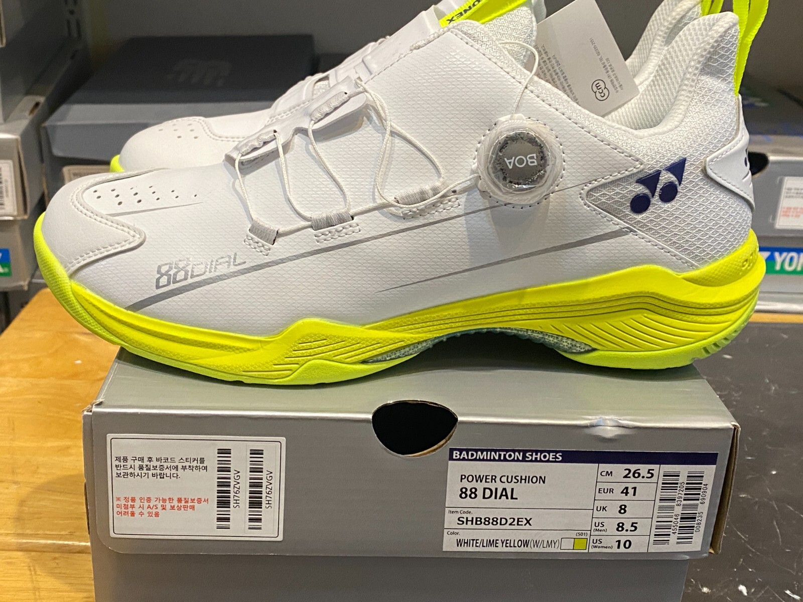 ヨネックス　YONEX FLINT 26.5 Yonex Power Cushion 88 Dial 2 Men Badminton Shoes Indoor [US