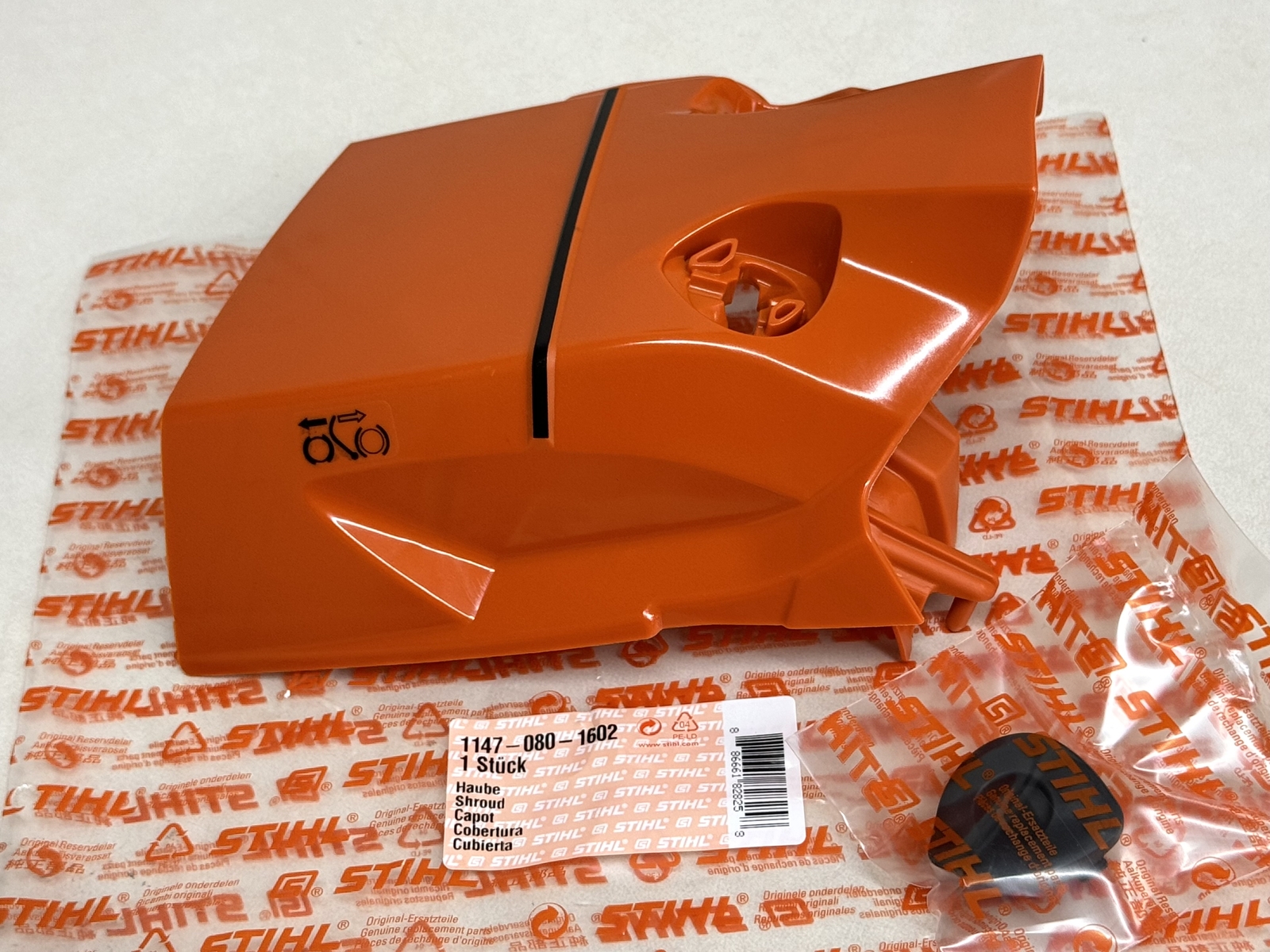 STIHL OEM SHROUD ENGINE COVER 1147 080 1602 MS500i MS500i-R R - Picture 2 of 7