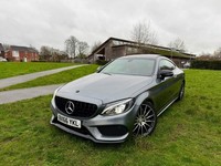 2016 66 Mercedes-Benz C220d AMG Line Premium Coupe 7G Auto Blue Efficiency FSH 