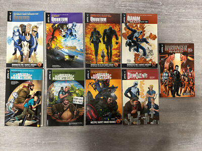 Valiant Trade Paperback Lot - Harbinger Wars Quantum And Woody Archer Armstrong