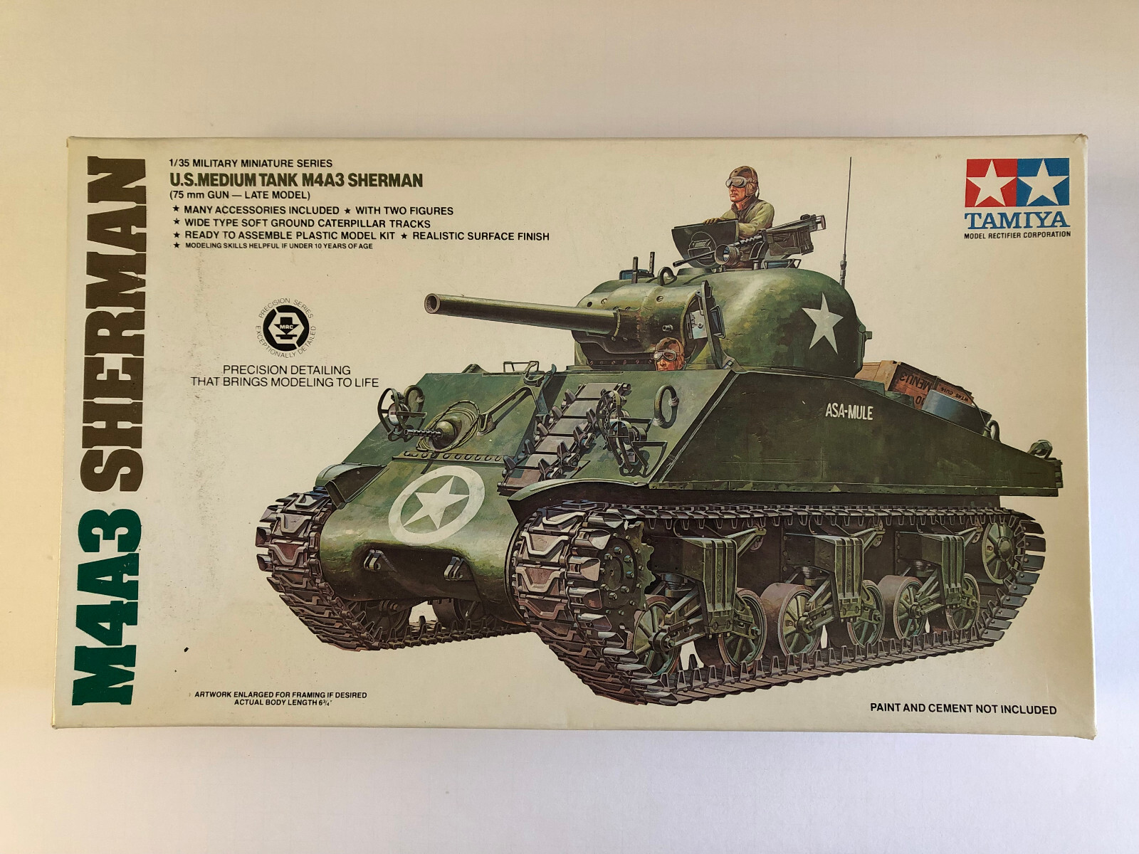 タミヤRC M4A3 SHERMAN U.S. MEDIUM TANK 1/35 Amazon.com: U.S. Medium Tank M4A3 Sherman (w/Single Motor