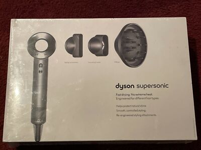 New Supersonic Hair Dryer White & Silver HD03 IN SEALED BOX 2Yr Warranty