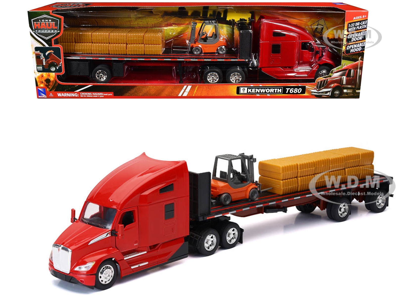 KEN KRAFT 16WHEELS LOW BED TRAILER カラー　赤 KEN KRAFT 16WHEELS LOW BED TRAILER カラー 赤 KEN KRAFT